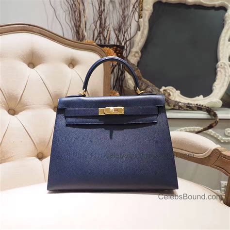 hermes blue indigo kelly|Hermes kelly 28cm.